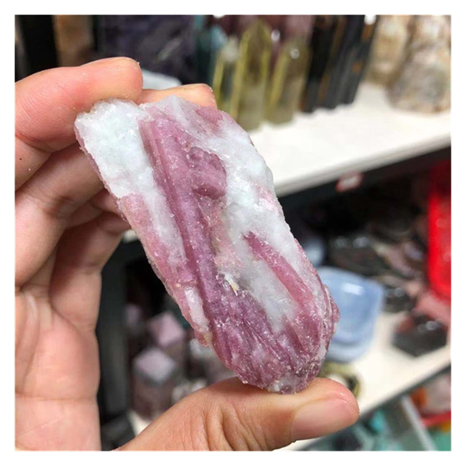 Cristallo Naturale Grezzo tormalina Rosa Naturale Pietra Grezza Cristallo Gemma Grezza Decorazione Domestica Collezioni di casa