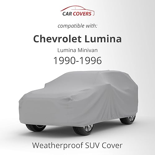 Miniatura 2 de CarCovers - Funda resistente a la intemperie para SUV, compatible con Chevrolet Lumina Minivan 1990-1996, cubierta para exteriores, con bloqueo de