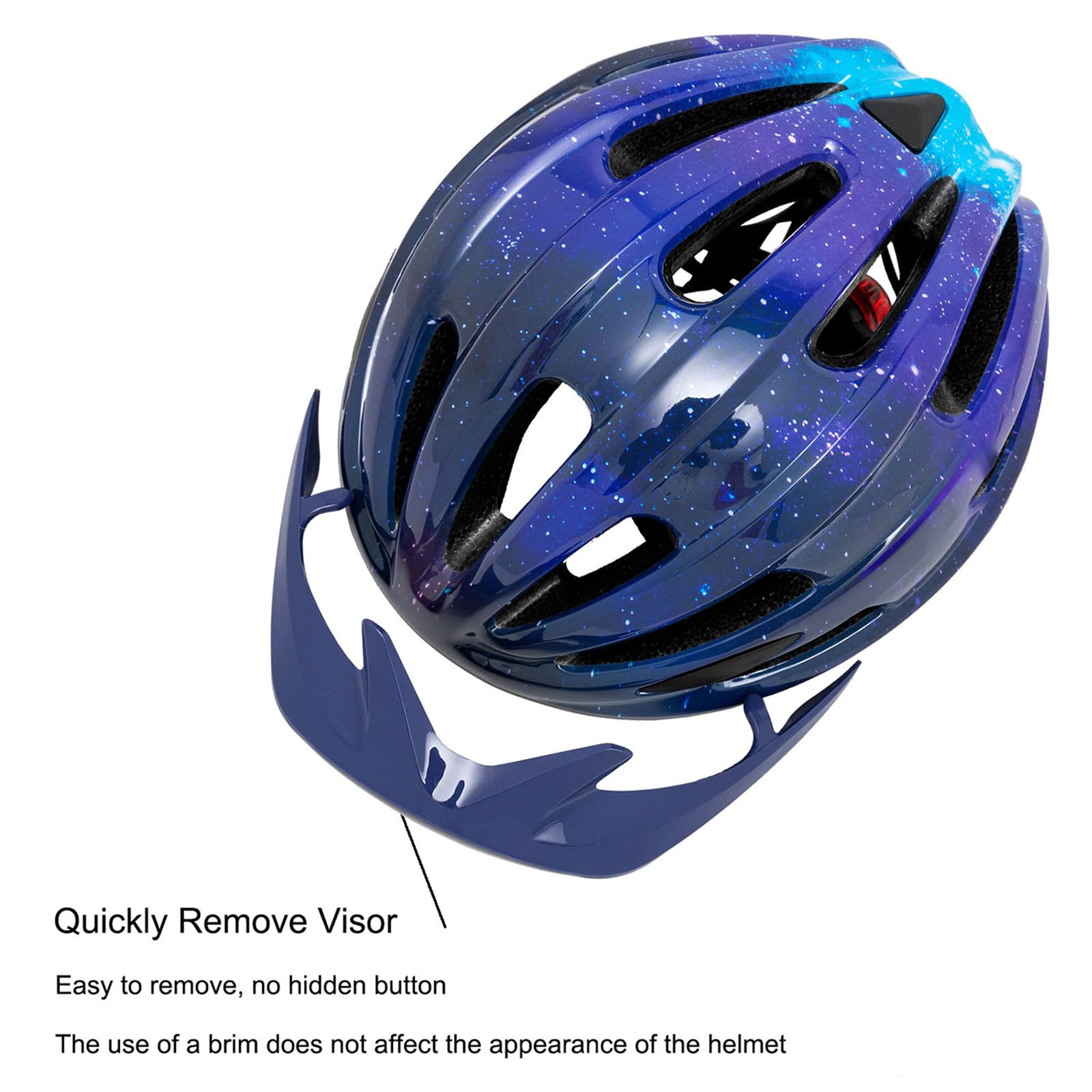 Kopobob Unisex Youth K-222-Black Blue Helmet, Dark Blue, 50-57CM UK