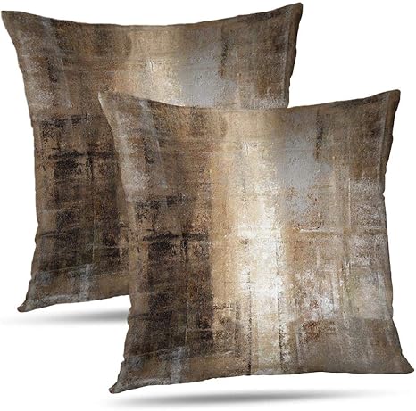 taupe throw pillows