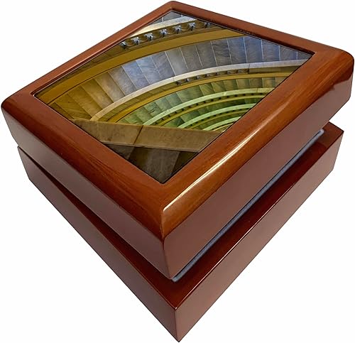 3dRose Spain, Madrid, Circulo de Bellas Artes, staircase - EU27 WBI0169 - Walter Bibikow, Jewelry Box jb-139168-1