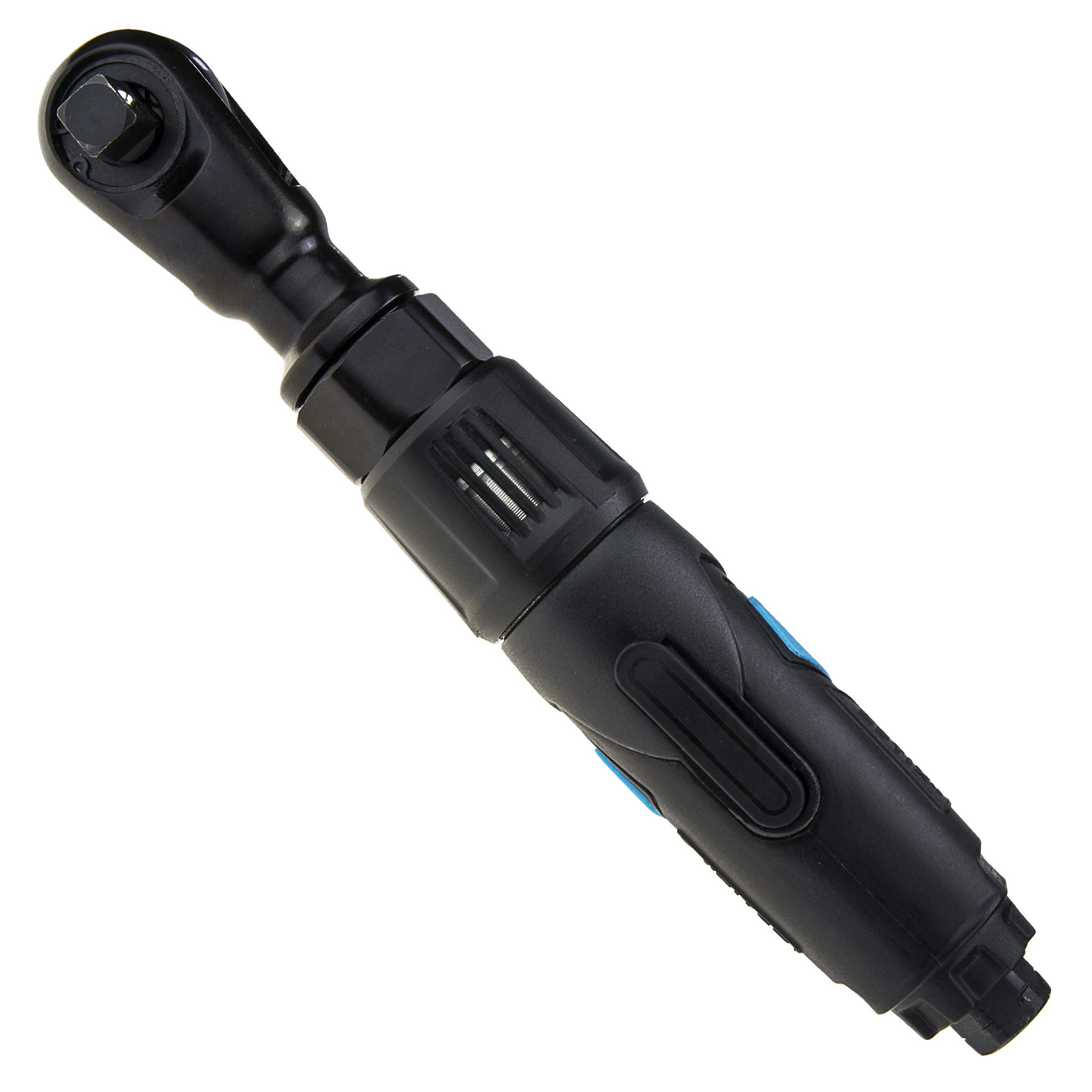 Stix Automotive Equipment Chiave pneumatica a cricchetto - Potenza di serraggio 102Nm - Pressione massima 6Bar - Dimensione del gambo 1/2 pollice - Adattatore 1/2 dopo 1/4 pollice