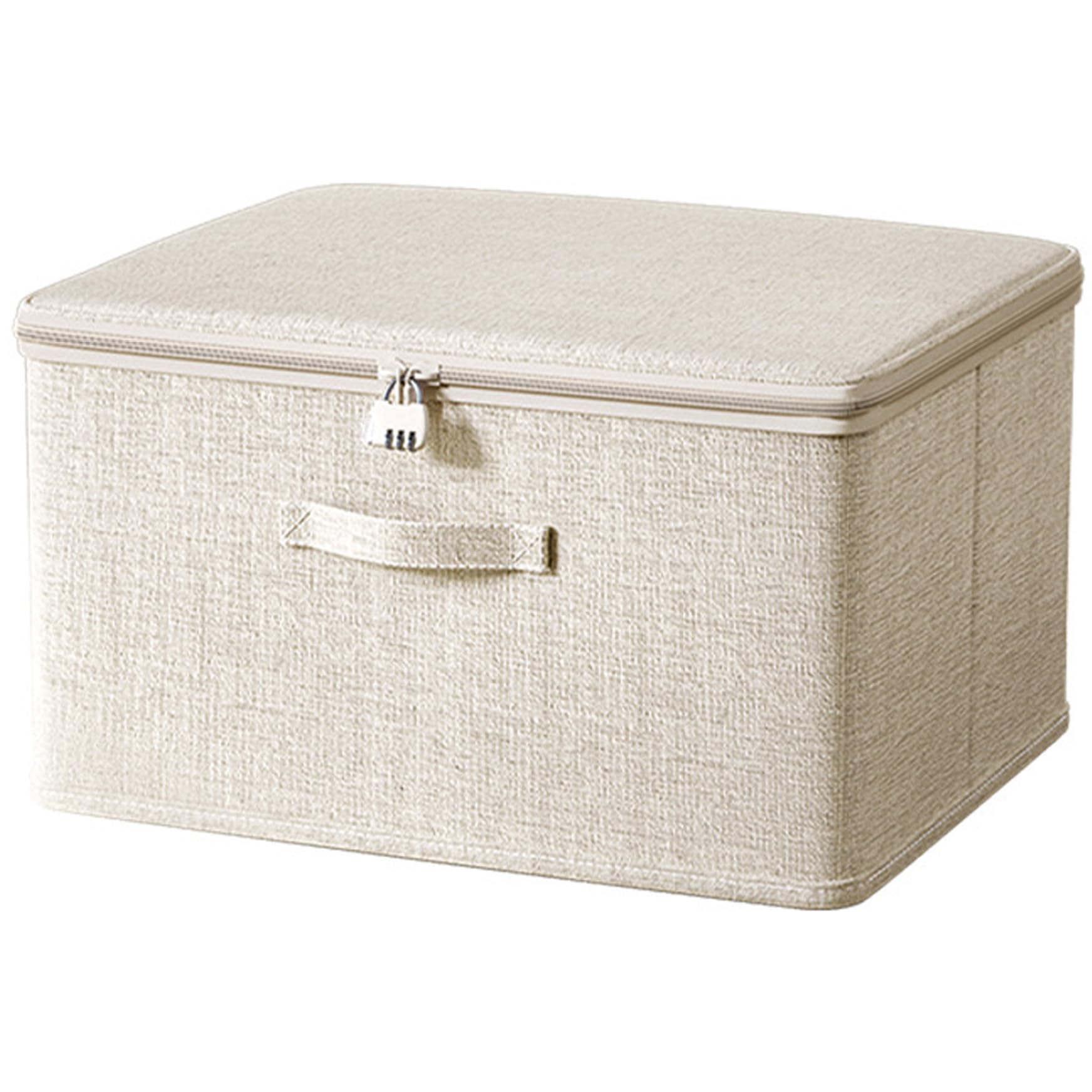 Boîte de rangement avec serrure empilable et lavable