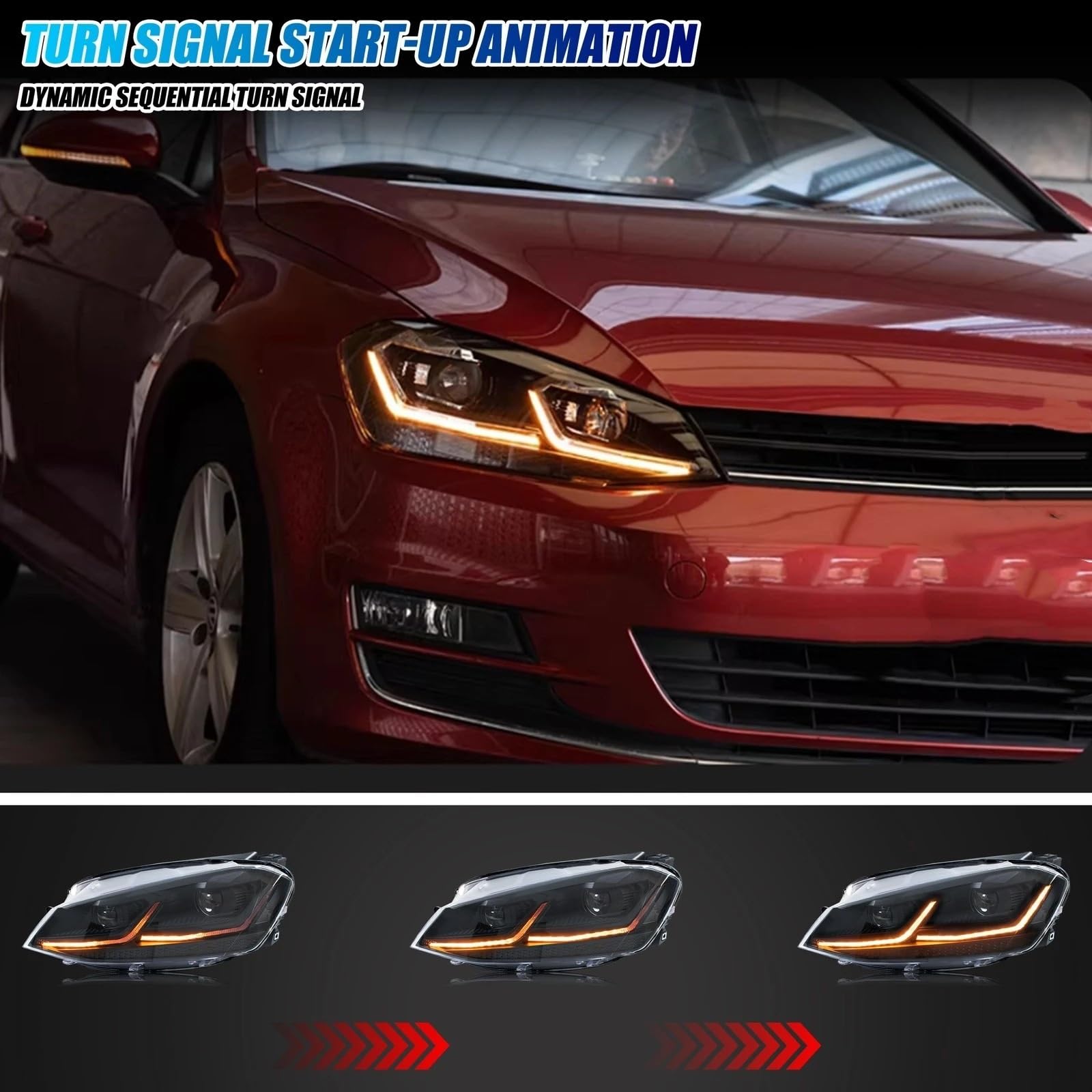 Bombilla para coche Para Golf 7 MK7 VII 2013-2017 TDI TSI