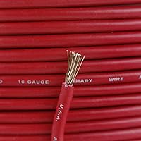 Vista 2 de Cable primario remoto para el hogar de 16 GA 500 pies Red Audiopipe Car Audio Home