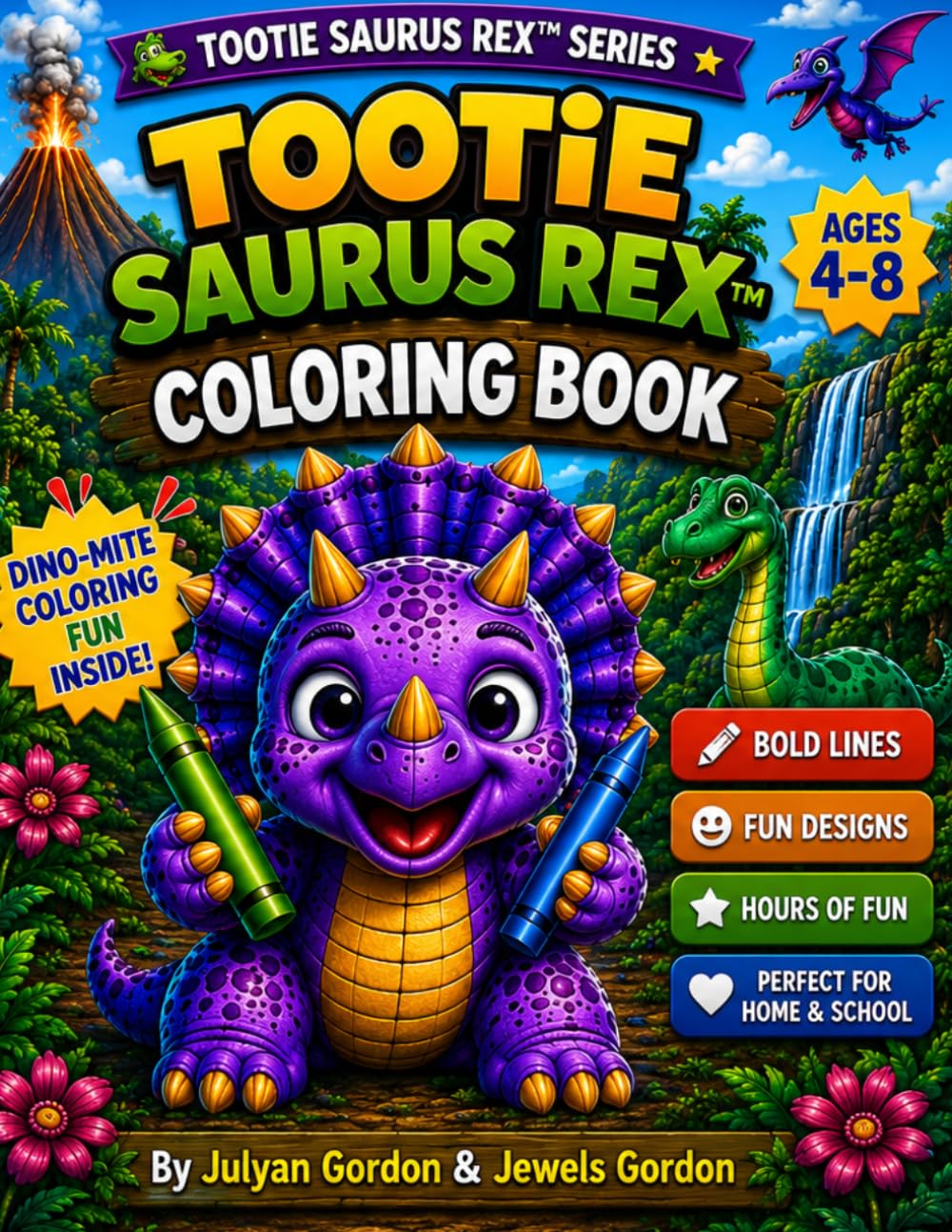 Tootie Saurus Rex™ Coloring Book: Fun Dinosaur Coloring Pages for Kids Ages 4–8 (Tootie Saurus Rex™ Series)