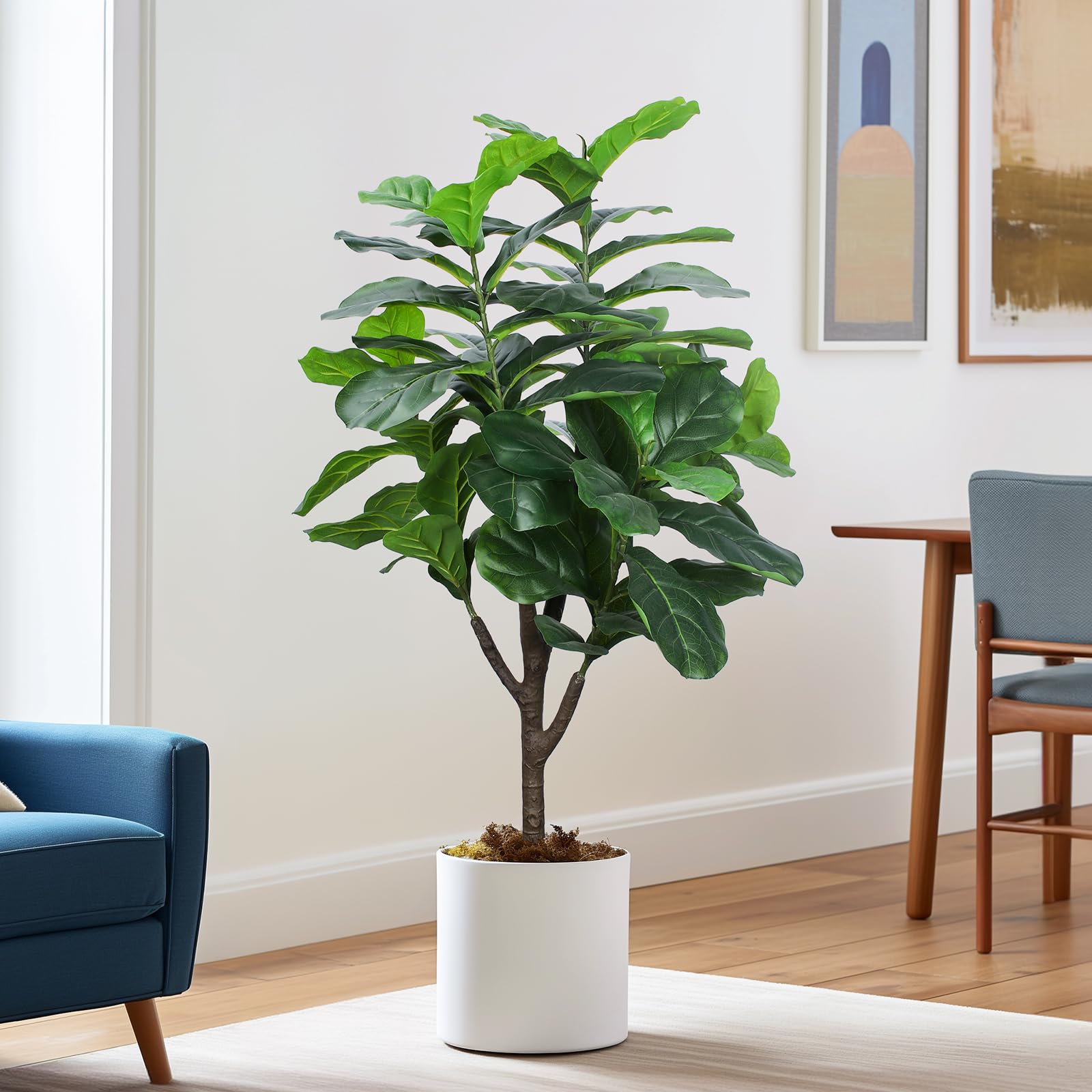 Yepdin Artificial 4 FT Fiddle Leaf Fig Tree