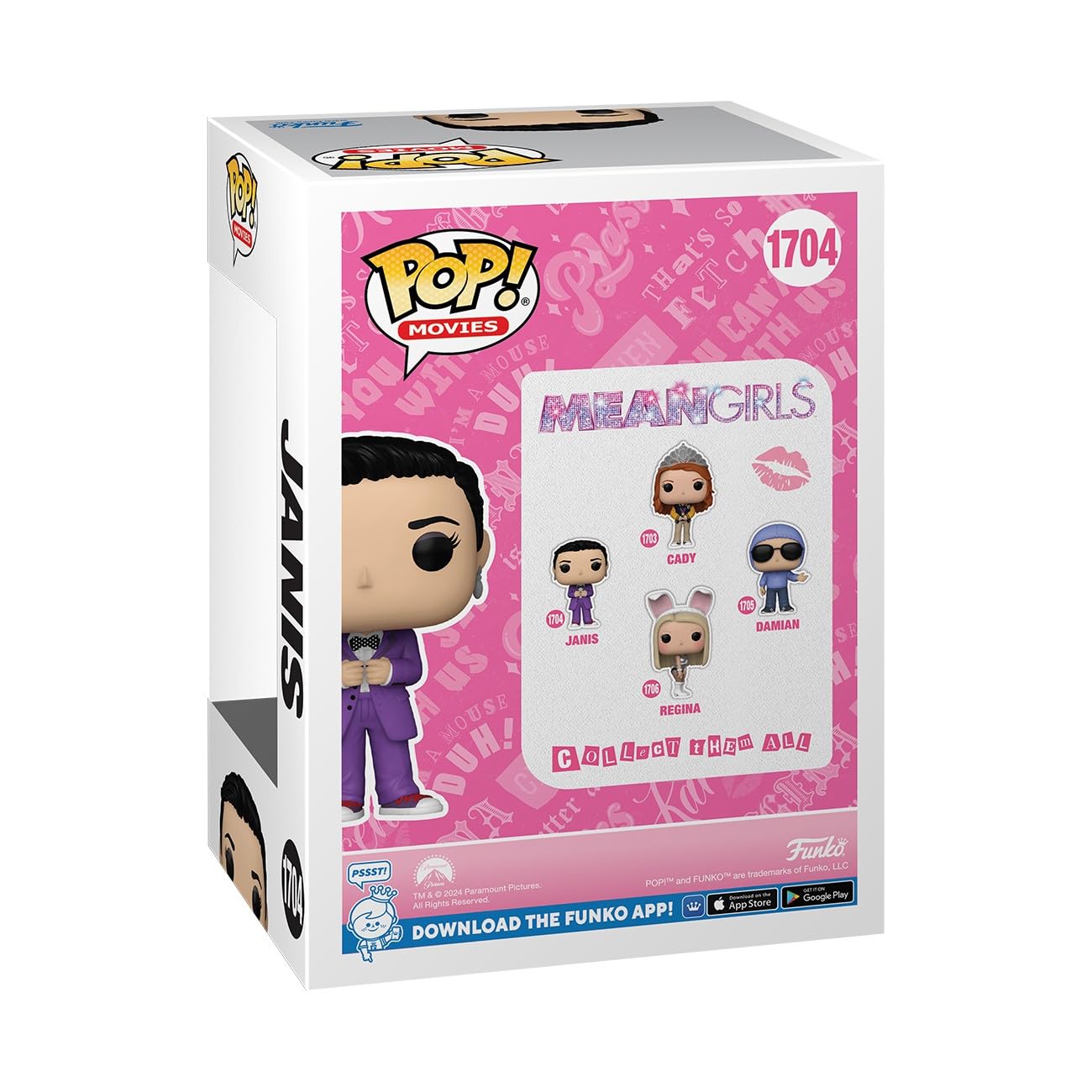 Funko Pop! Movies: Mean Girls, Janis Ian, Keychain Novelty Keyring, Collectable Mini Figure, Stocking Filler, Gift Idea - Image 3