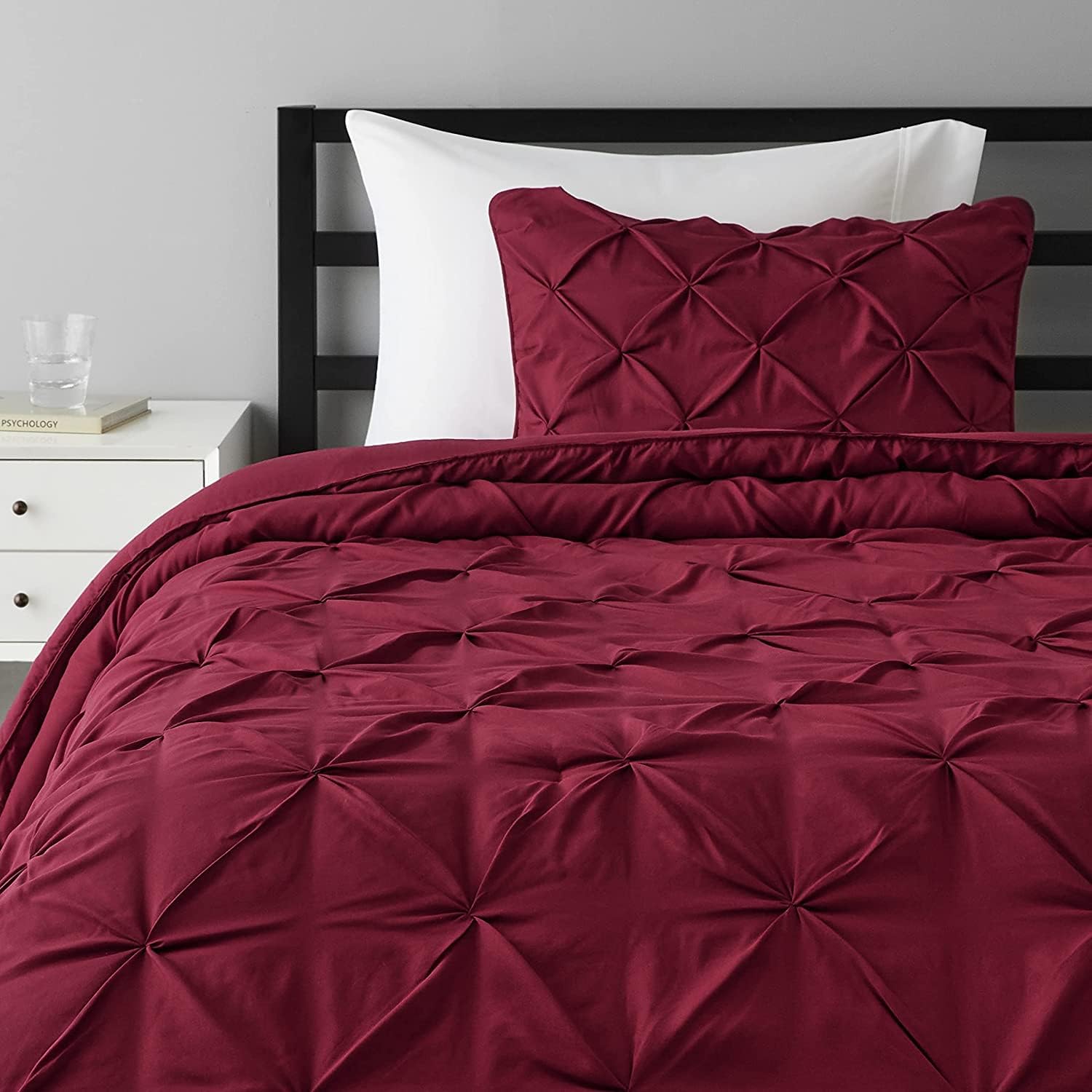 120''x128'' Super King Plus Down Comforter, Pinch Pleat Thick Duvet Insert with 100