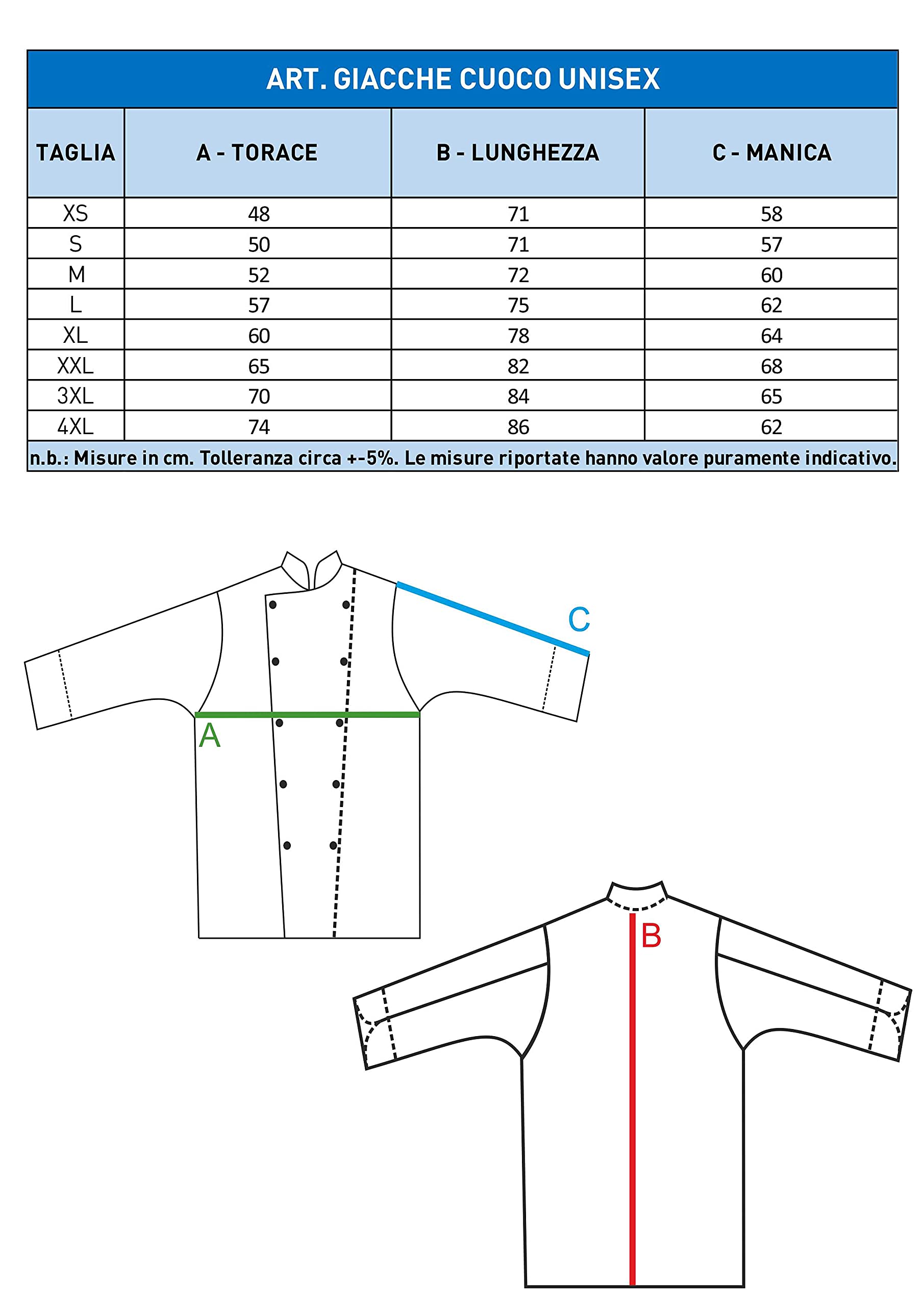 JOBLINE Giacca Cuoco Microclip No Stiro Antimacchia Traspirante in Microfibra Nero tg. XS - 4XL