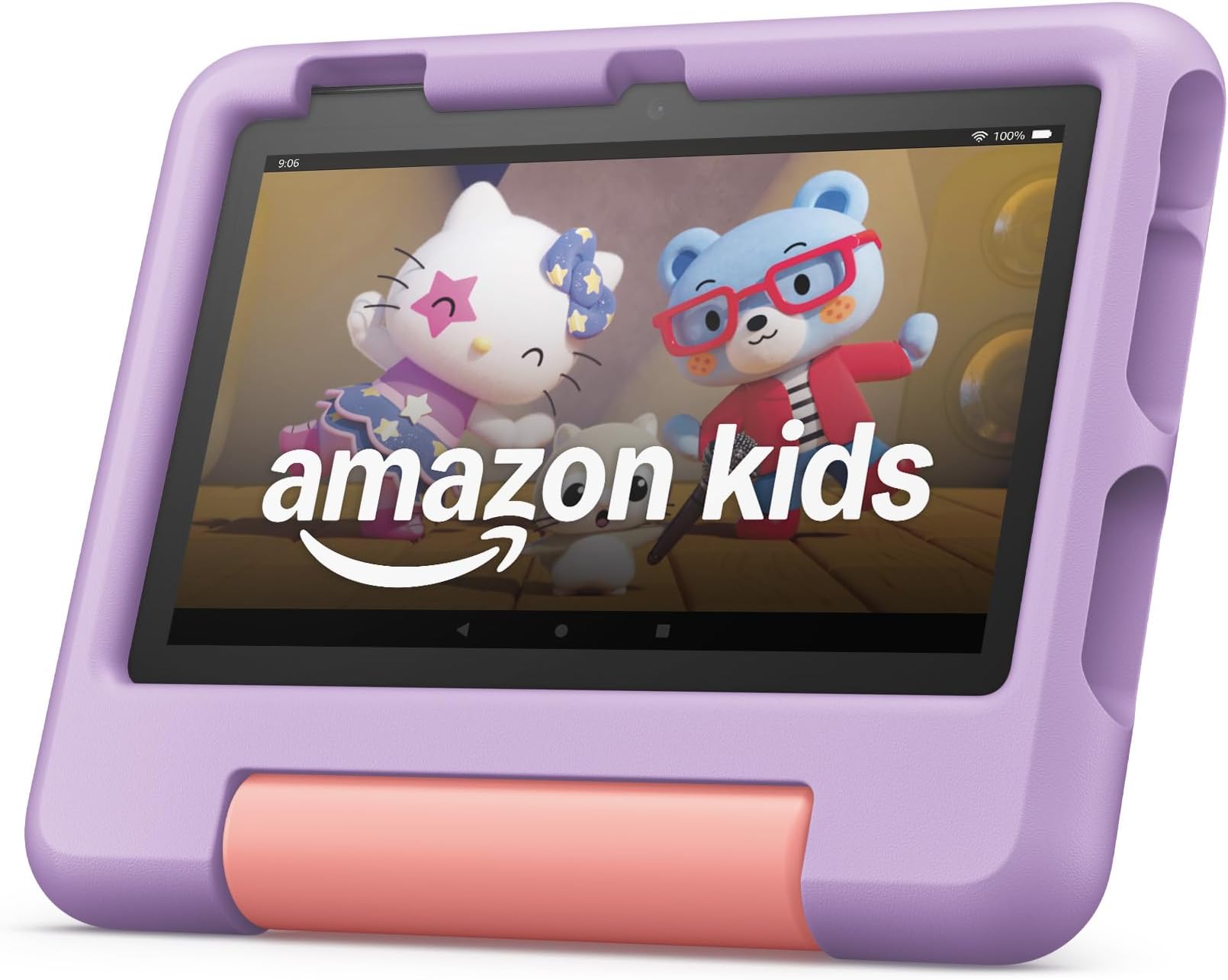 Fire 7 Kids tablet (newest model) ages 3-7. Top-selling 7" kids tablet on Amazon. Includes ad-free and exclusive content, easy parental controls, 10-hr battery, 32 GB, Purple