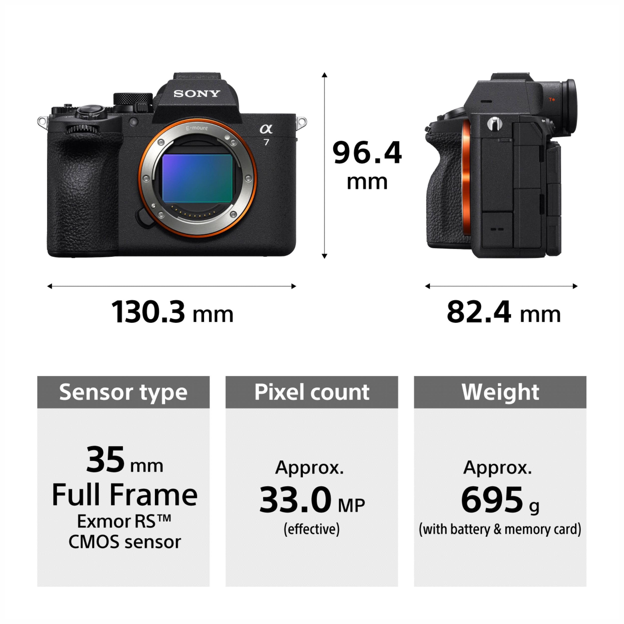 Sony Alpha ILCE-7M5 Full-Frame High Resolution 33 MP Camera | Partially Stacked Sensor | 4K 120P | 30fps - Black — Amazon image 3