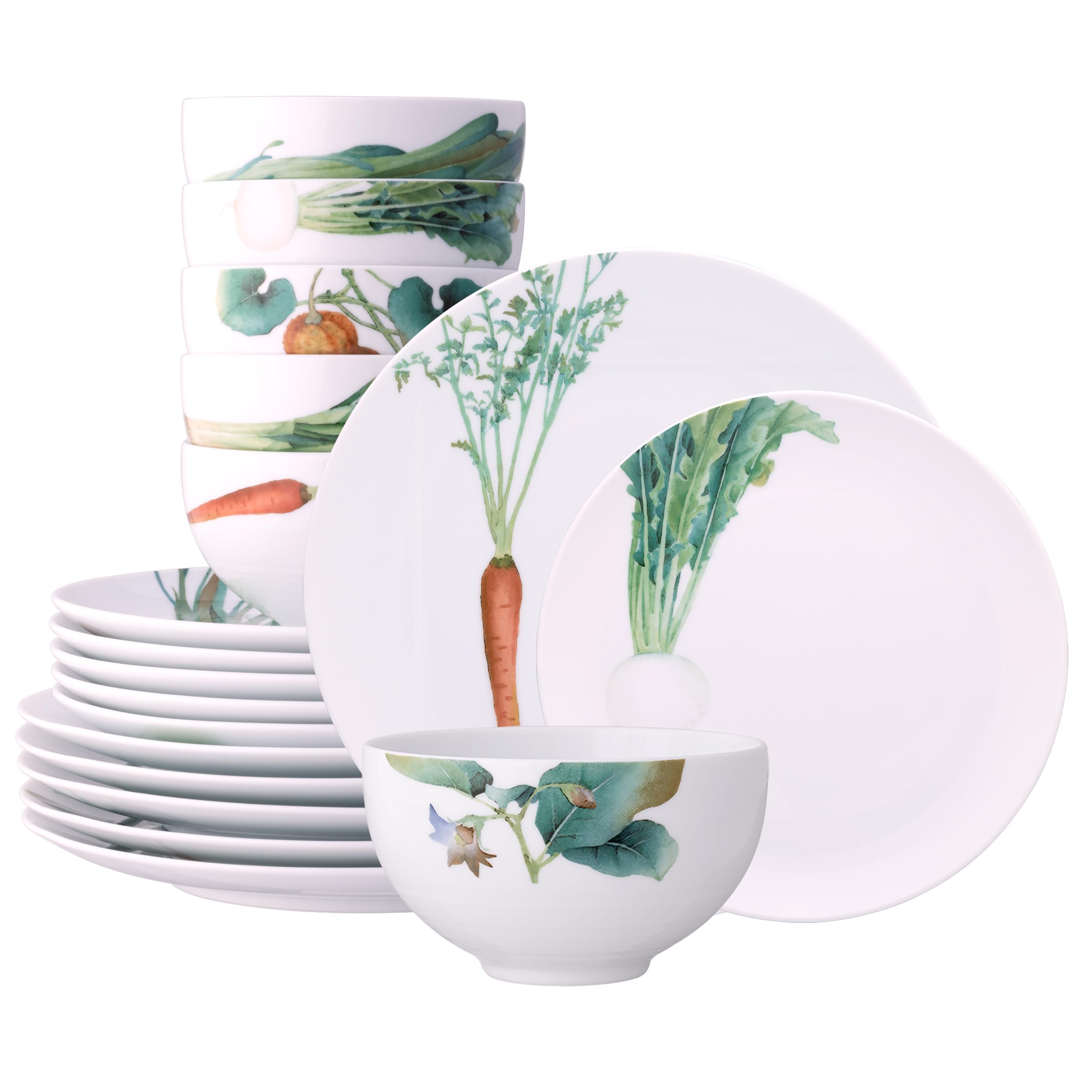 Amazon.com | Noritake Kyoka Shunsai 18-Piece Dinnerware Set