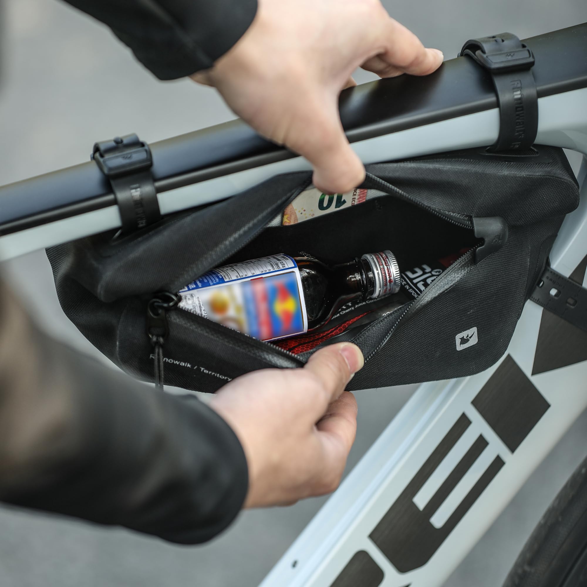 Rhinowalk Fahrrad Rahmentasche Wasserdicht Rohrtasche Oberrohrtaschen Fahrradtasche Fronttasche Lenkertasche Fahrradzubehör