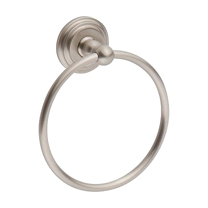 Ginger 1105-15 Chelsea Towel Ring, Satin Nickel