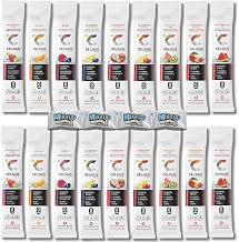 Celsius Powder Packets – 9 Top Flavors 18 Energy Drink Packets for On the Go Essential Energy and Hydration + 4 MIMM Mints | Bundled by Mix It Up Munchies | Healthy Gift Box