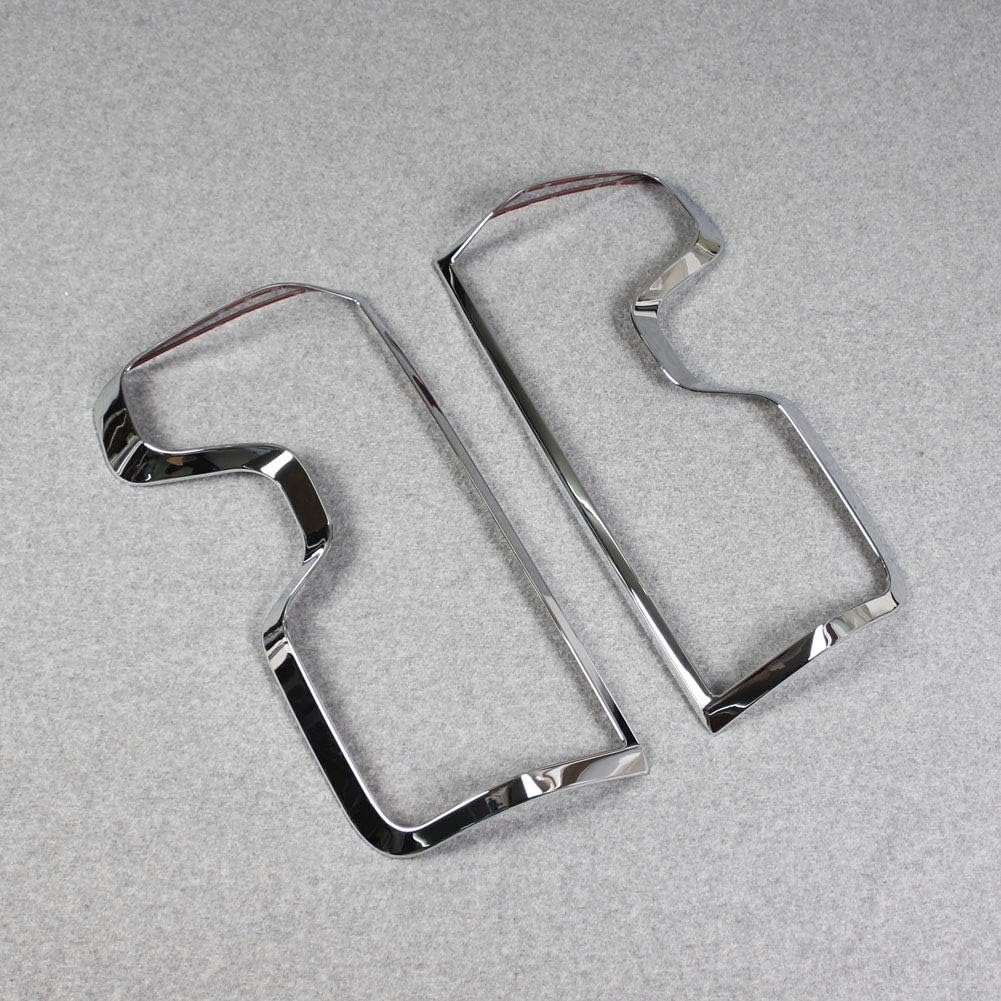 Beautost Fit for Chevrolet Silverado 2019 2020 2021 2022 2023 2024 2025 2026 Chrome Tail Light Lamp Cover Trims