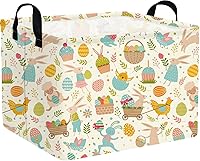 Vista 9 de FXOLCSHE - Canasta rectangular rosa de alpaca, canasta de lavandería impermeable plegable para guardería, canasta de juguetes para habitación