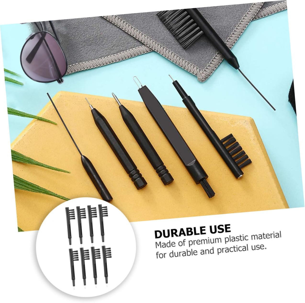 36pcs Hearing Aid Accessories Hearing Aid Cleaning Brush Kit Tool for Wax Removal Ear Cleaner for Relief Vent and Tube