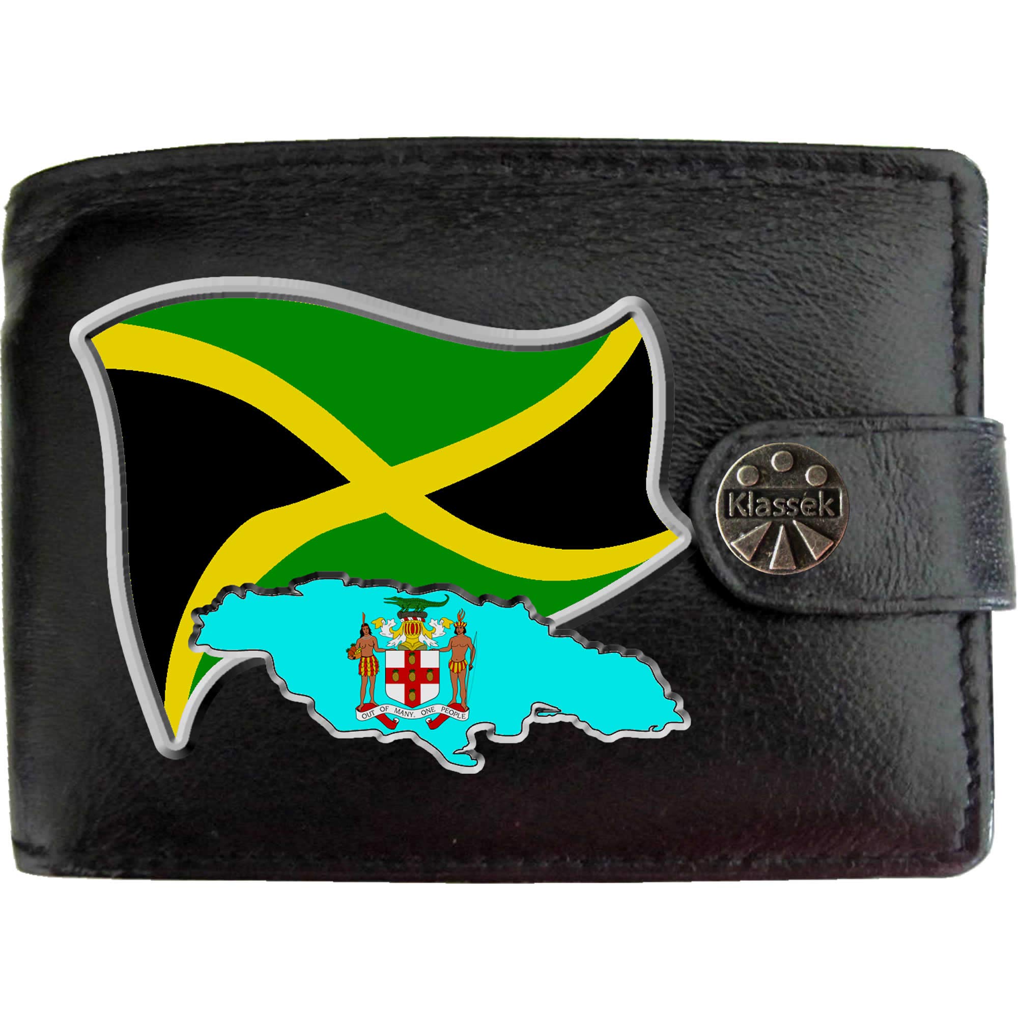 Buy Jamaica Jamaican and Coat of Arms COA KLASSEK Mens Wallet Real