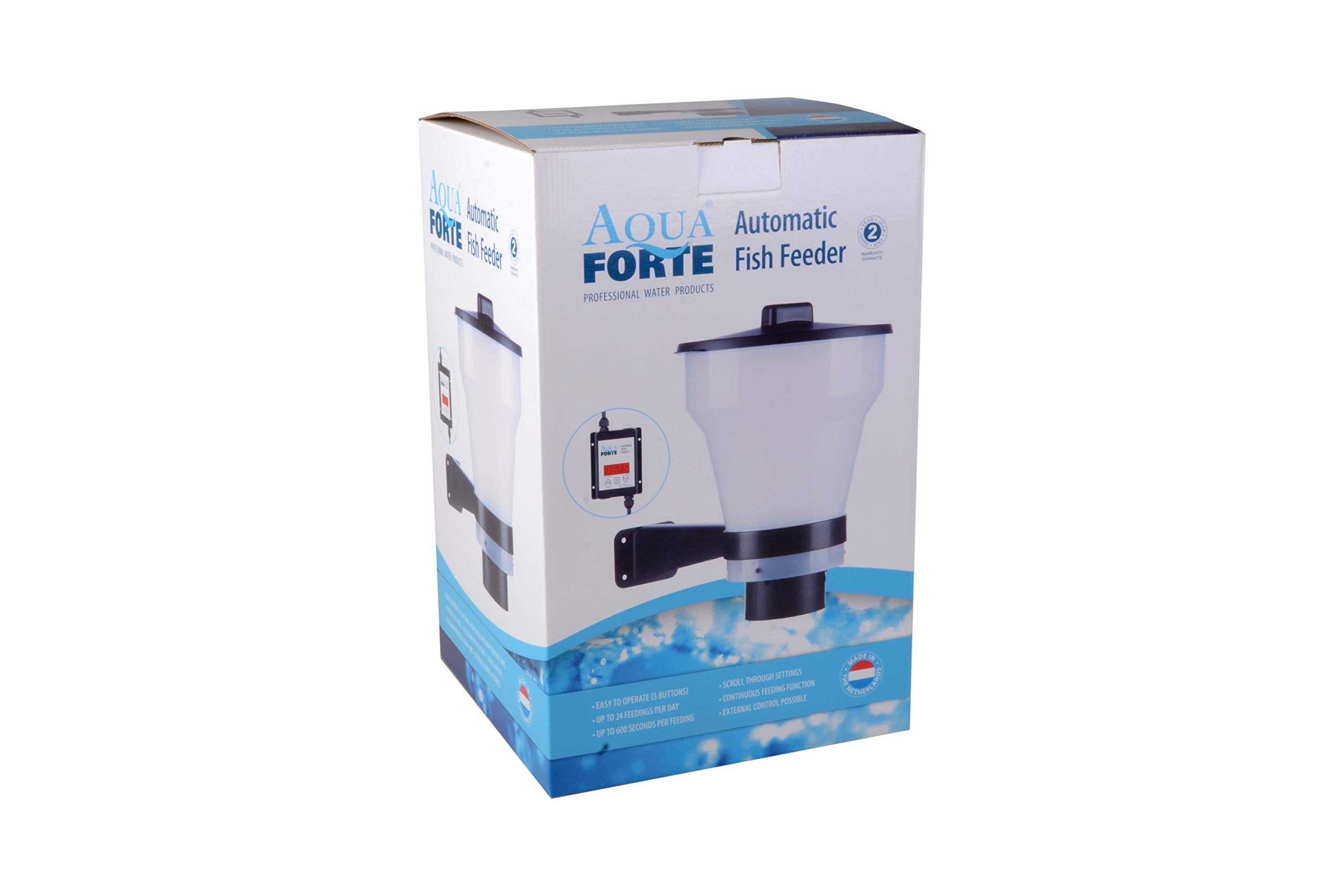 XClear Fish Feeder Futterautomat, 7 L, grau