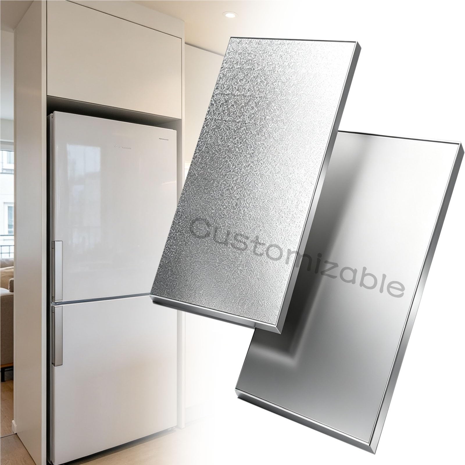 Lsmdpt One Color Oil Proof Gas Stove Board, Customizable Grill Stove Oven Refrigerator Kitchen Board For Oven/Toaster/Air Fryer/Pressure Cooker, Fire Fridge Type Shield Plank