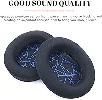 Vista 5 de Almohadilla de repuesto para auriculares inalámbricos Steelseries Arctis 7/Arctis 5/Arctis 3/Arctis 1/Arctis Pro Lossless Wireless Gaming, esponja