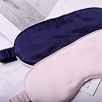 Vista 5 de Máscara de seda para dormir con bloqueo de luz, 100% morera de 0.748 in, máscara de ojos de seda, cubierta para los ojos, ultra suave, ligera