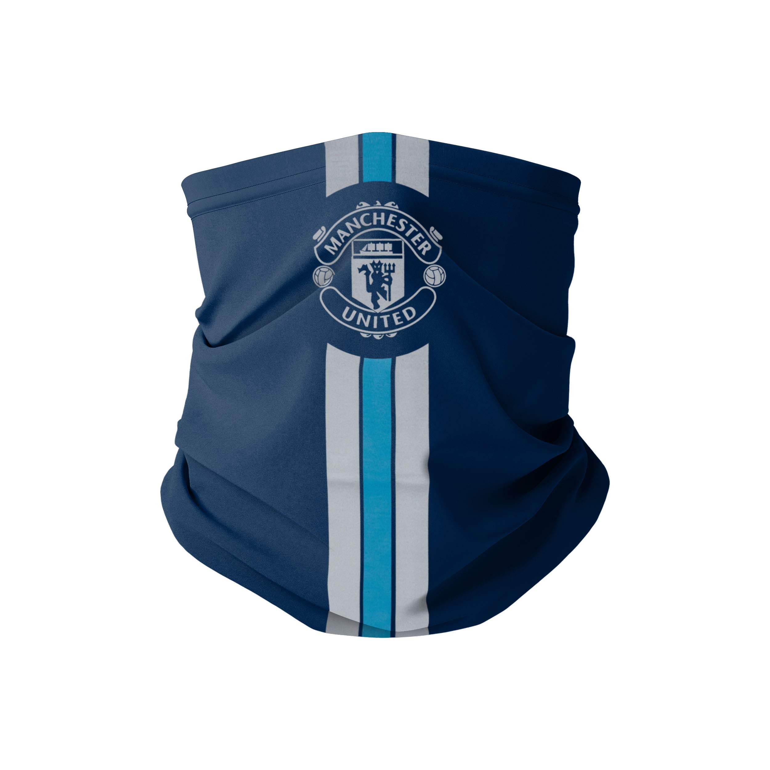 FOCO MANCHESTER UNITED FC FOOTBALL PREMIER LEAGUE CHAMPIONSHIP STRIPE LOGO REFLECTIVE SNOOD