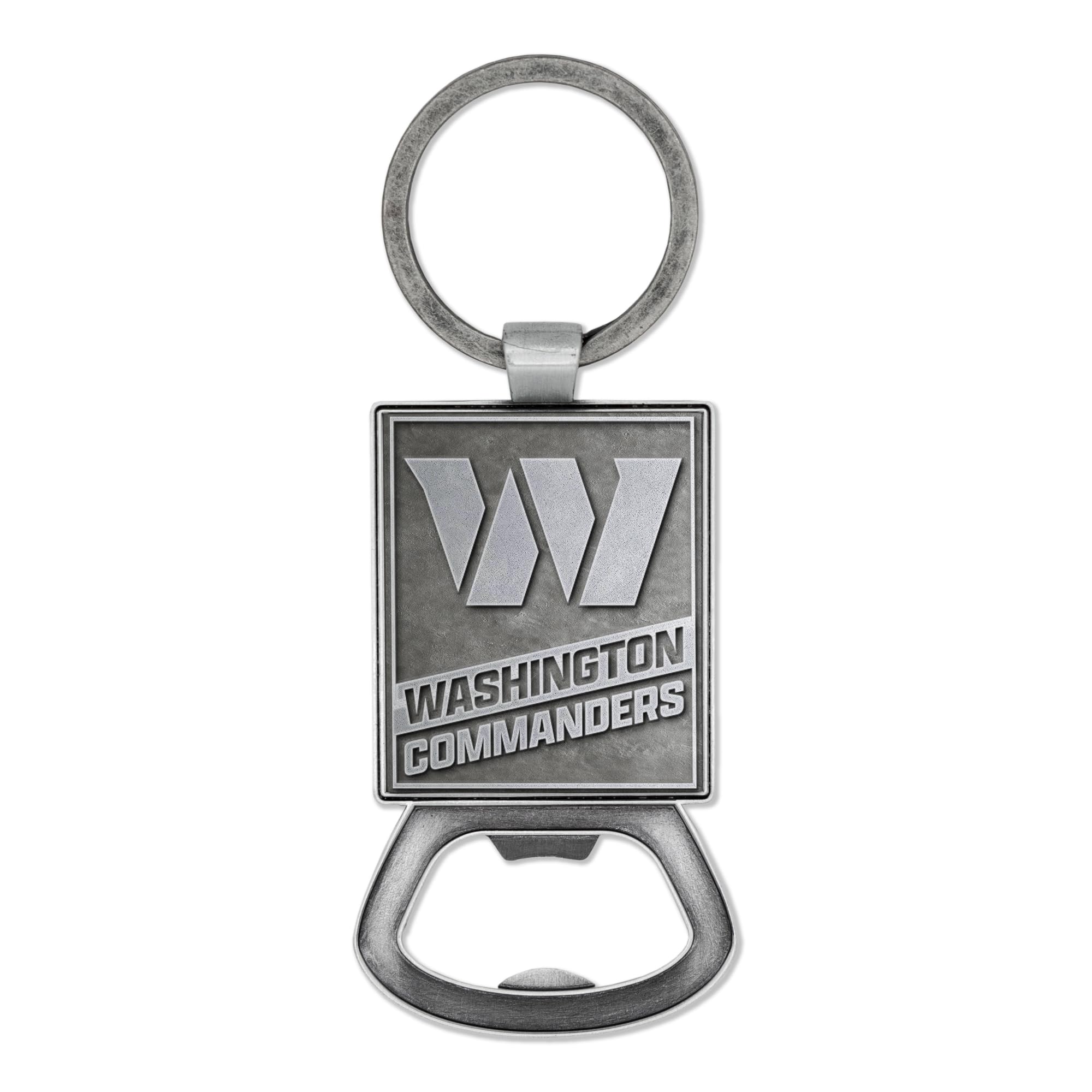 Rico Industries Unisex Washington Commanders Nfl Football Pewter Style Bottle Opener Keychain