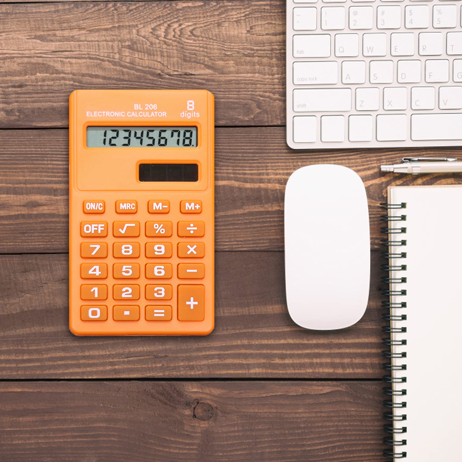 Roadoor Calculatrice De Bureau, Mini Calculatrice De Base De Poche Avec Loupe, Calculatrice De Bureau Numérique Pour Enfants étudiants Fournitures