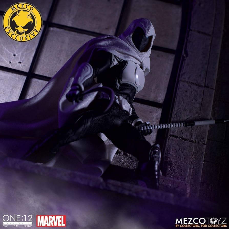 Mezco Toys One:12 Collective マーベル ムーンナイト (クレセントエディション) 限定アクションフィギュア