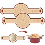 Koolstuffs Silicone Sourdough Bread Sling Mat for Dutch Oven, 2 Pack Non-Stick & Easy Clean Reusable sourdough mat, Easy and Stable to Transfer Sourdough Bread, Round