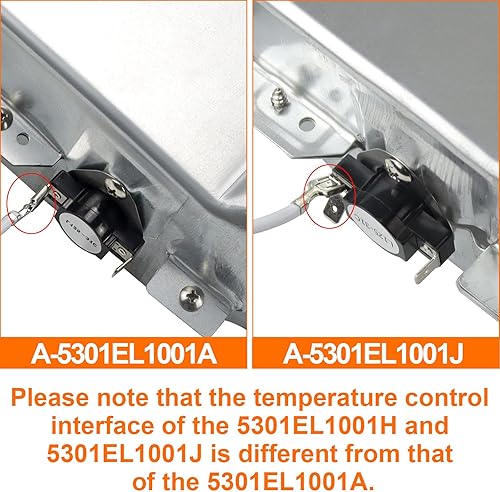 Miniatura 5 de Elemento calefactor de secadora 5301EL1001A compatible con secadora L-G Ken-more de puxyblue Replaces 4980461 AP4438941 PS3527788 EAP3527788