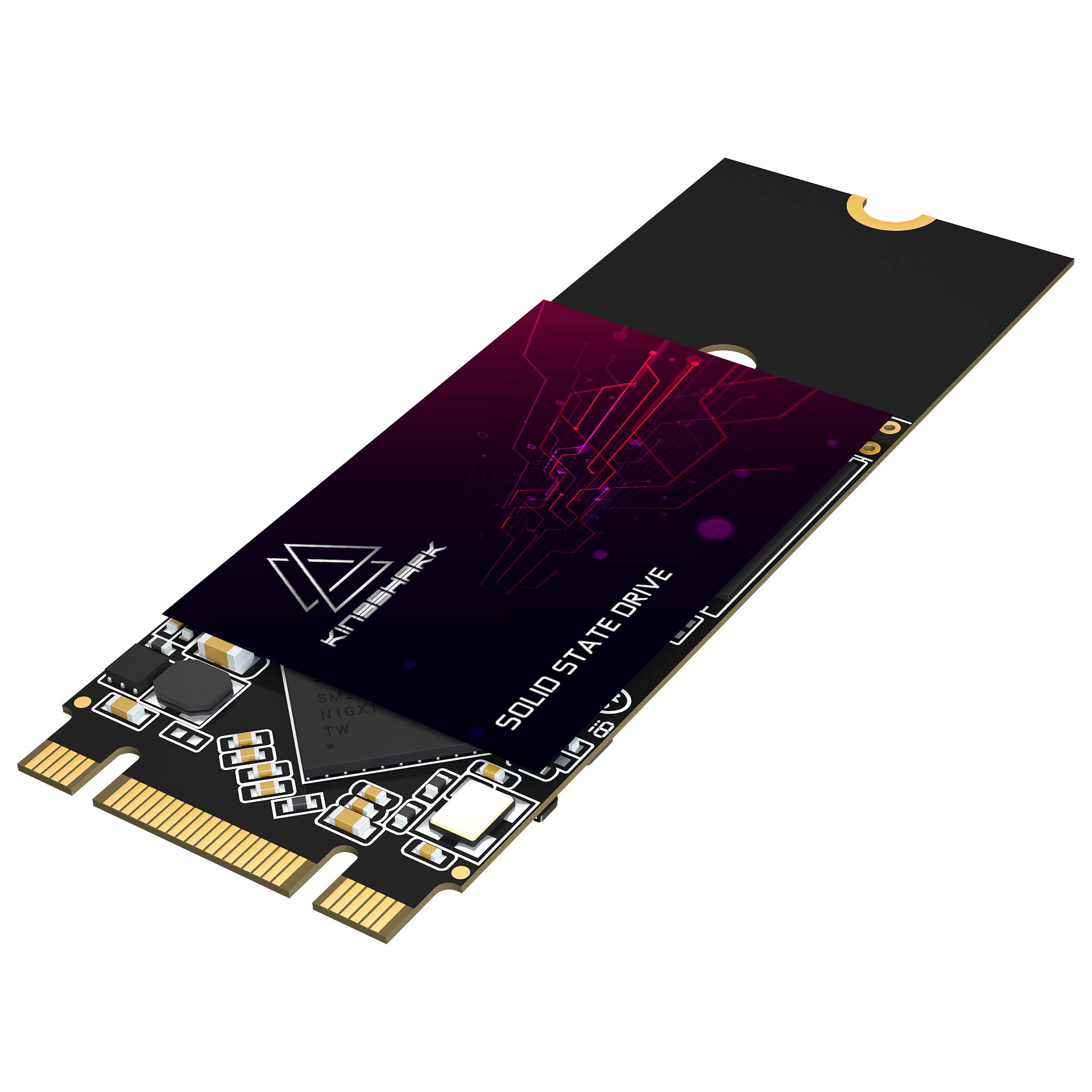 SSD M.2 2260 - Unidad Interna de Estado sólido de 128 GB para portátil de sobremesa SATA III 6 GB/s (128 GB, 2260)