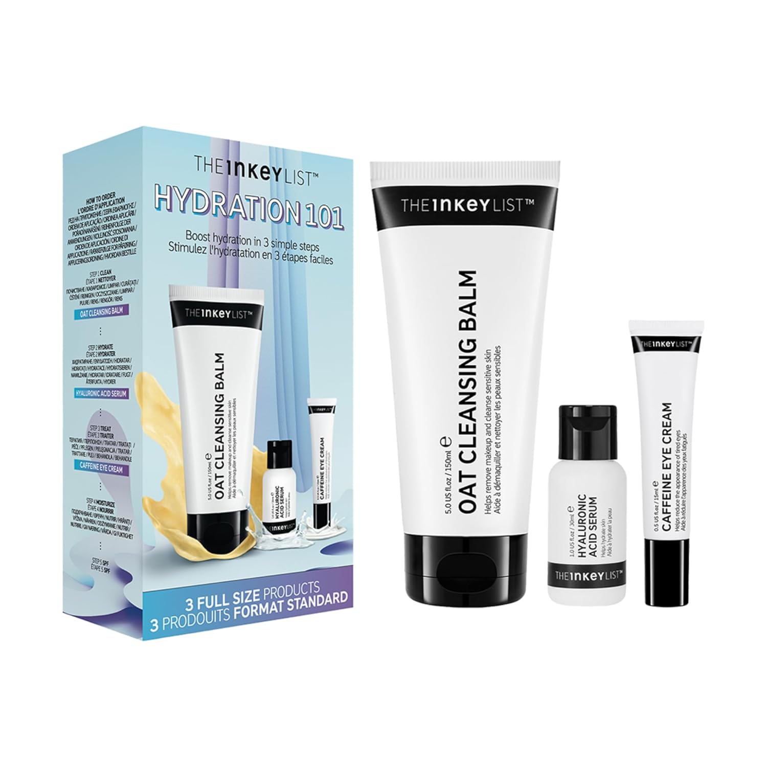 The INKEY List Hydration 101 Set, Hydrating Skin Care,...