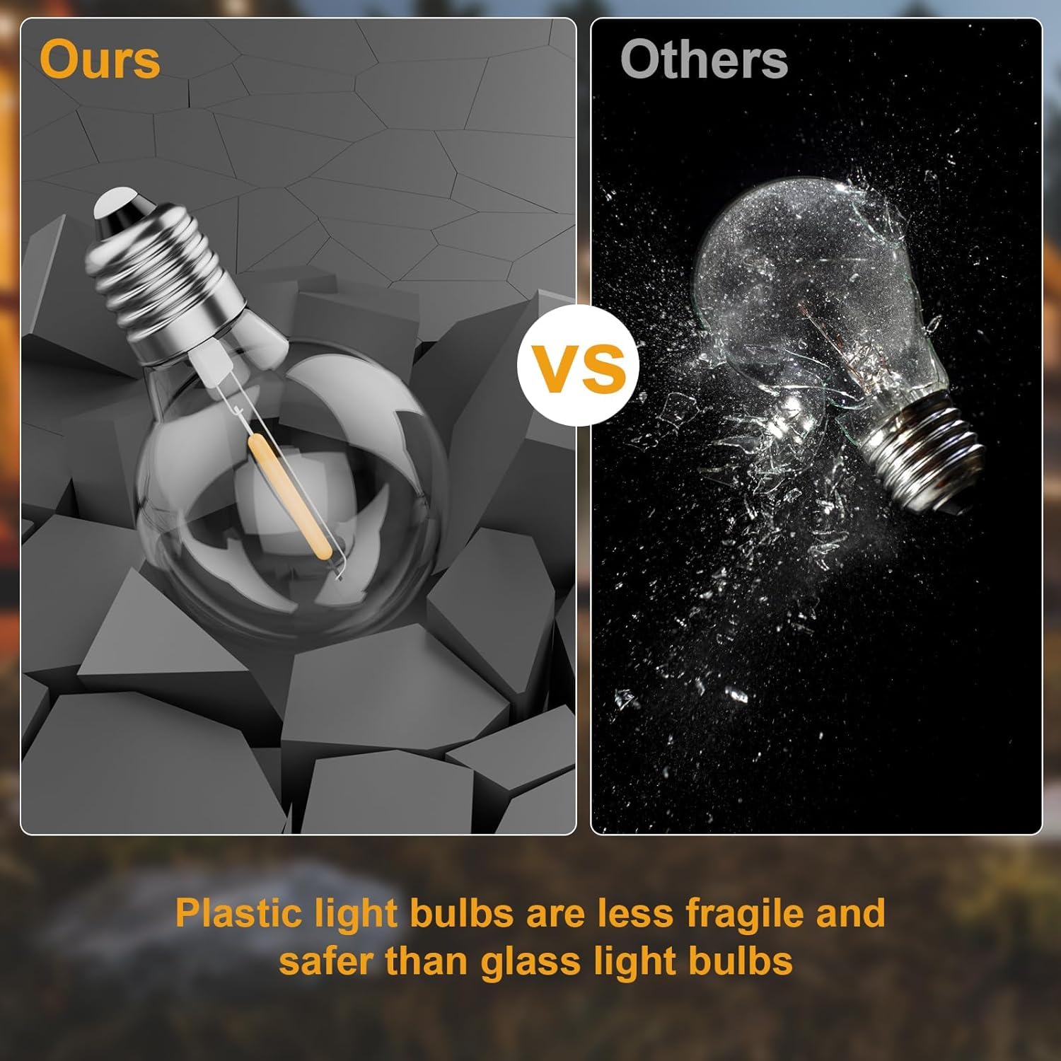 Miootly Catena Luminosa Esterno, 61M/200FT Luci da Esterno Giardino con 100+4 G40 Lampadine, IP45 Impermeabile Catena Luci Esterno e Interno per Giardino Natale Terrazzo, Matrimonio - Bianco Caldo