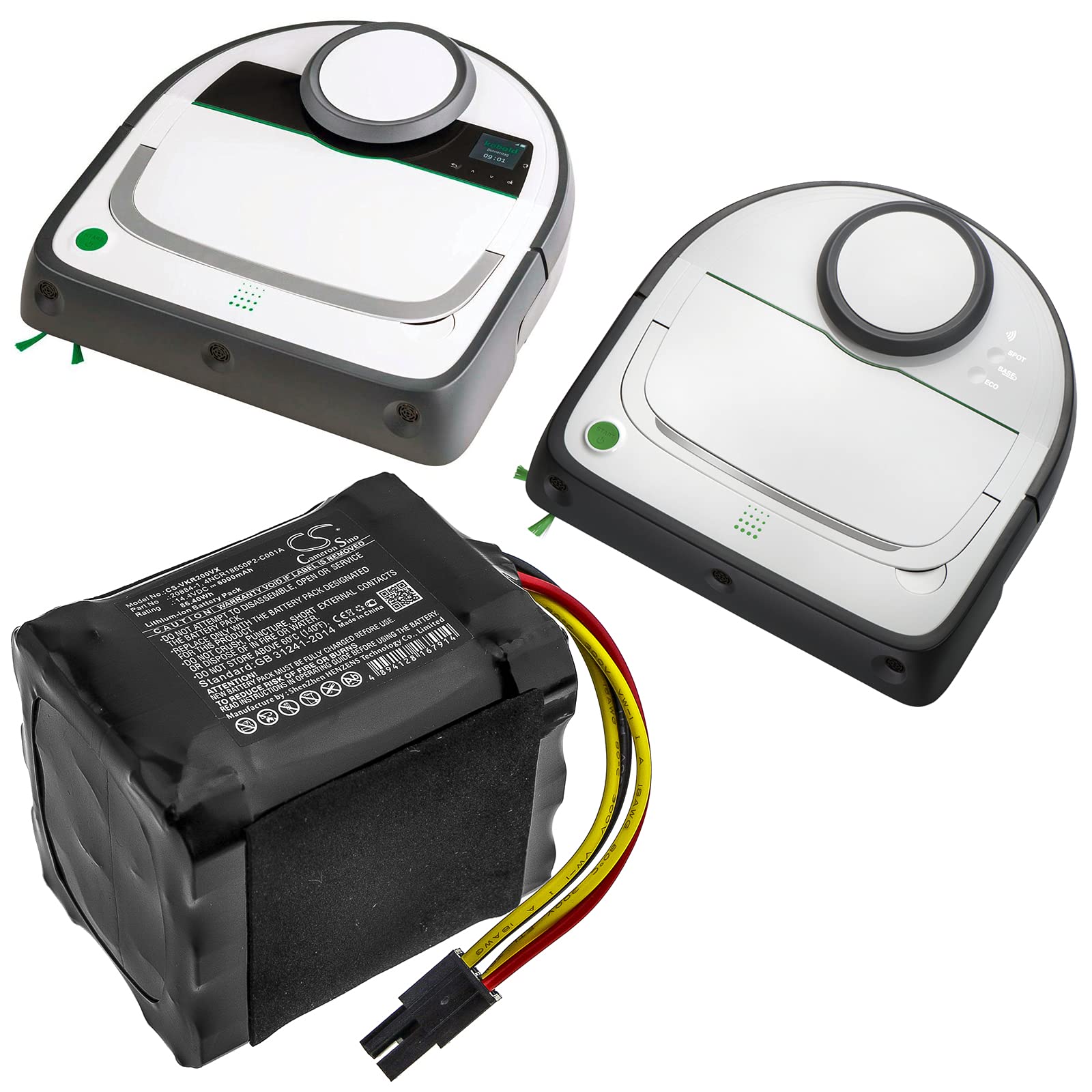 Amazon.com: Rdideal Vacuum Cleaner Battery for Vorwerk 6000mAh