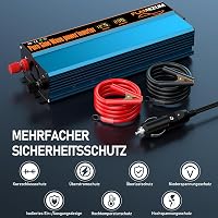 SUDOKEJI 1000W Inverter 12V-230V Tiszta Szinusz Hullám USB Autós Töltő 4