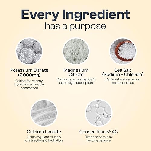 Miniatura 4 de My Vida Origins Electrolito en polvo con potasio, sabor a limón, 30 porciones, 10.16 oz, apoya la hidratación, la energía y la recuperación