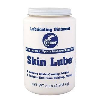 Cramer Skin Lube, Chafe Relief Cream for Thighs, Lubricant to Reduce Friction, Chaffing, Blistering for Women & Men During Sports Activities & Sweat, Athletic Training Room Supplies 80 Ounce