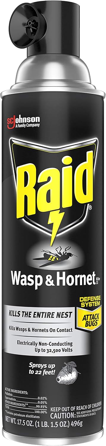 Raid Wasp and Hornet Killer, 17.5-Ounce (Pack - 6)