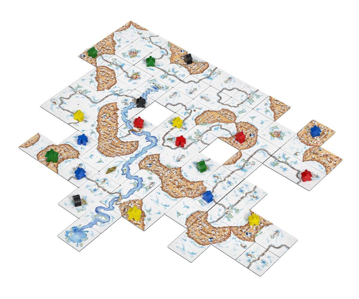Hans im Glück HIGD0506 Carcassonne Winter-Edition Game, Individual, Multicolor, Colorido, 3. Eigenständig