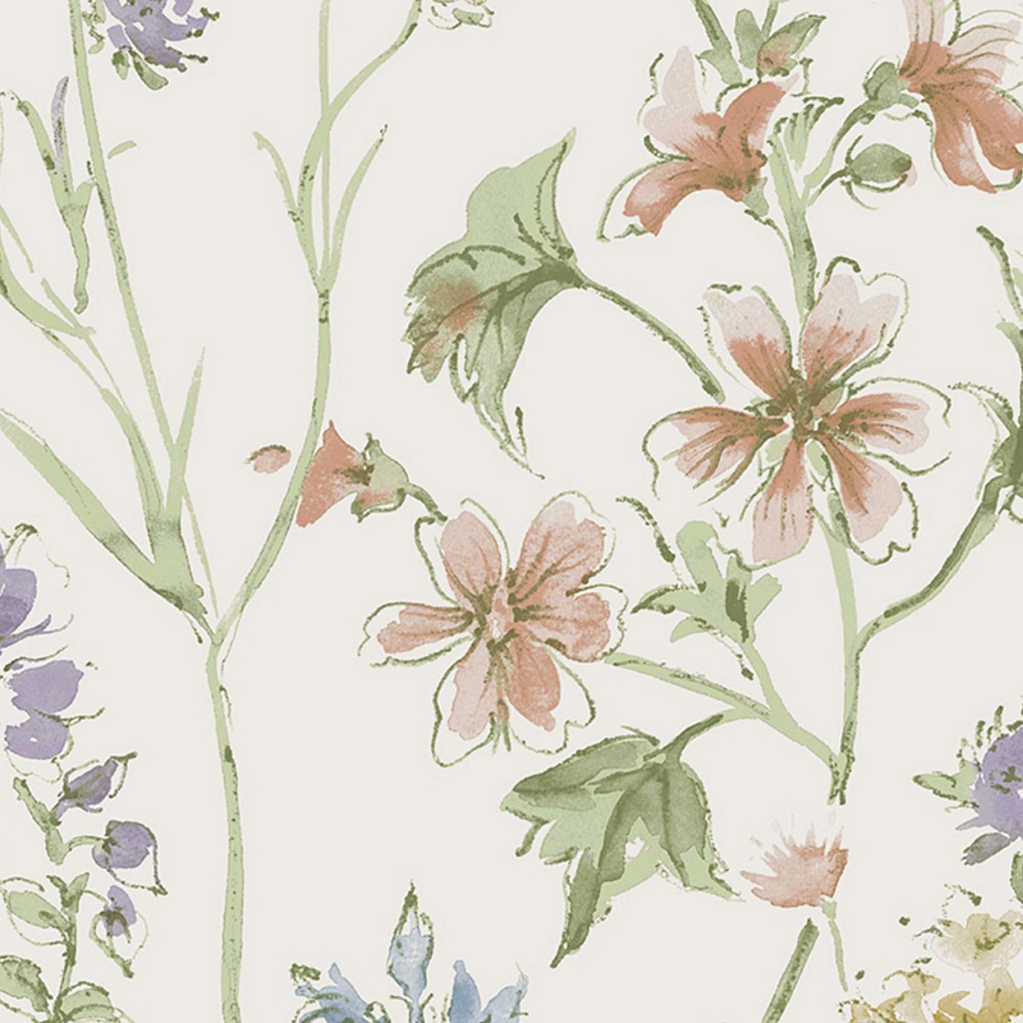 Laura Ashley Wild Meadow Chalk Pink Wallpaper - Amazon.com