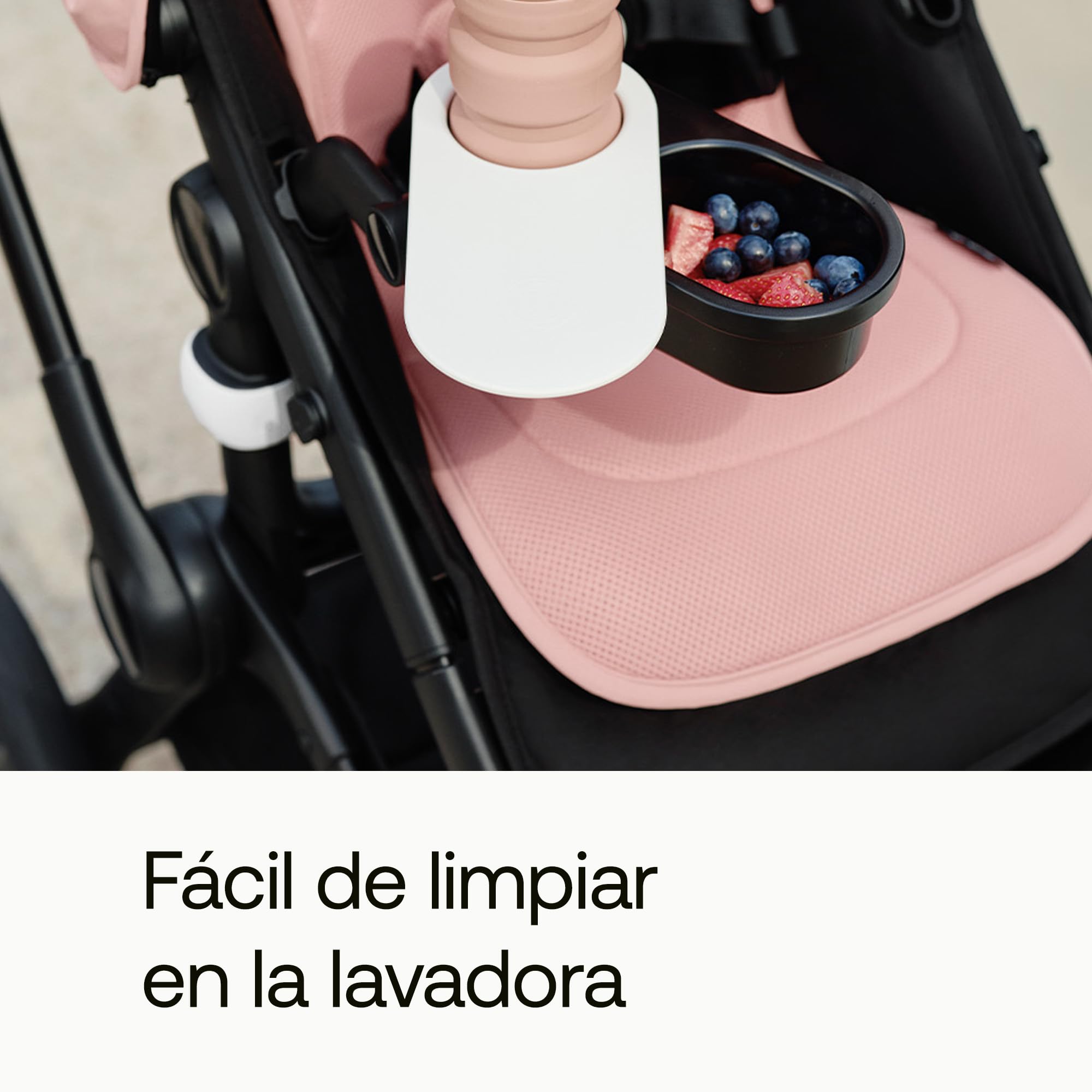 Bugaboo Colchoneta Doble Confort para carritos, Comodidad para todas las estaciones, Ajuste mejorado, Compatible con todos los carritos Bugaboo, Reversible, Malla 3D supersuave, Forest Green — view 6