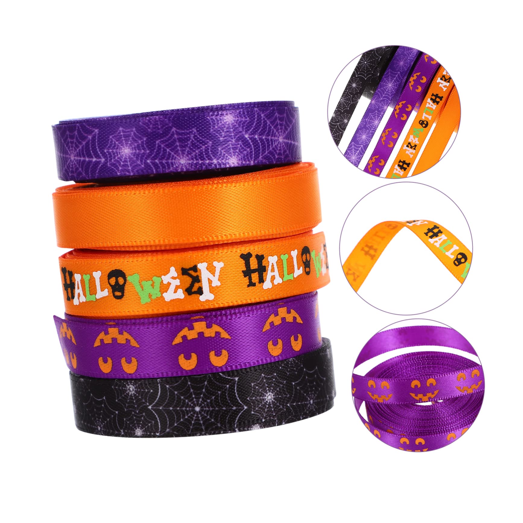 25rouleaux Ruban De Décoration De Fête Halloween De Rubans Artisanaux Pour Et Décoration De Fête