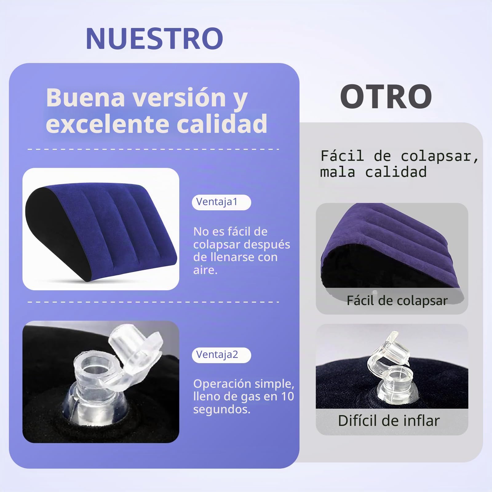 Sex Pillow, Inflable Sexo cojines juguetes eróticos, muebles de rampa sexual para parejas de apoyo de posición profunda, Esencial para adultos Viajar con Comodidad
