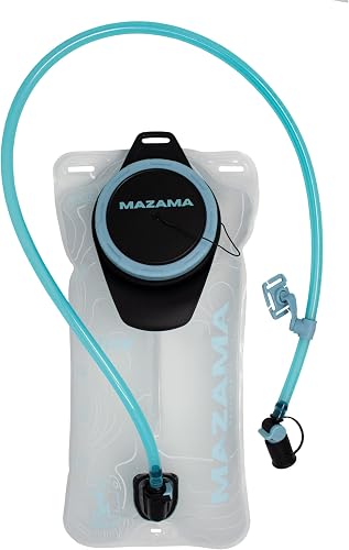 The Trailflow-88 Hydration Bladder by Mazama Designs. Leakproof, Easy to Clean and Fill Water Reservoir, BPA-Free, Fits Most Hydration Backpacks. Great for Running, Hiking, Camping, Cycling. (3L)
