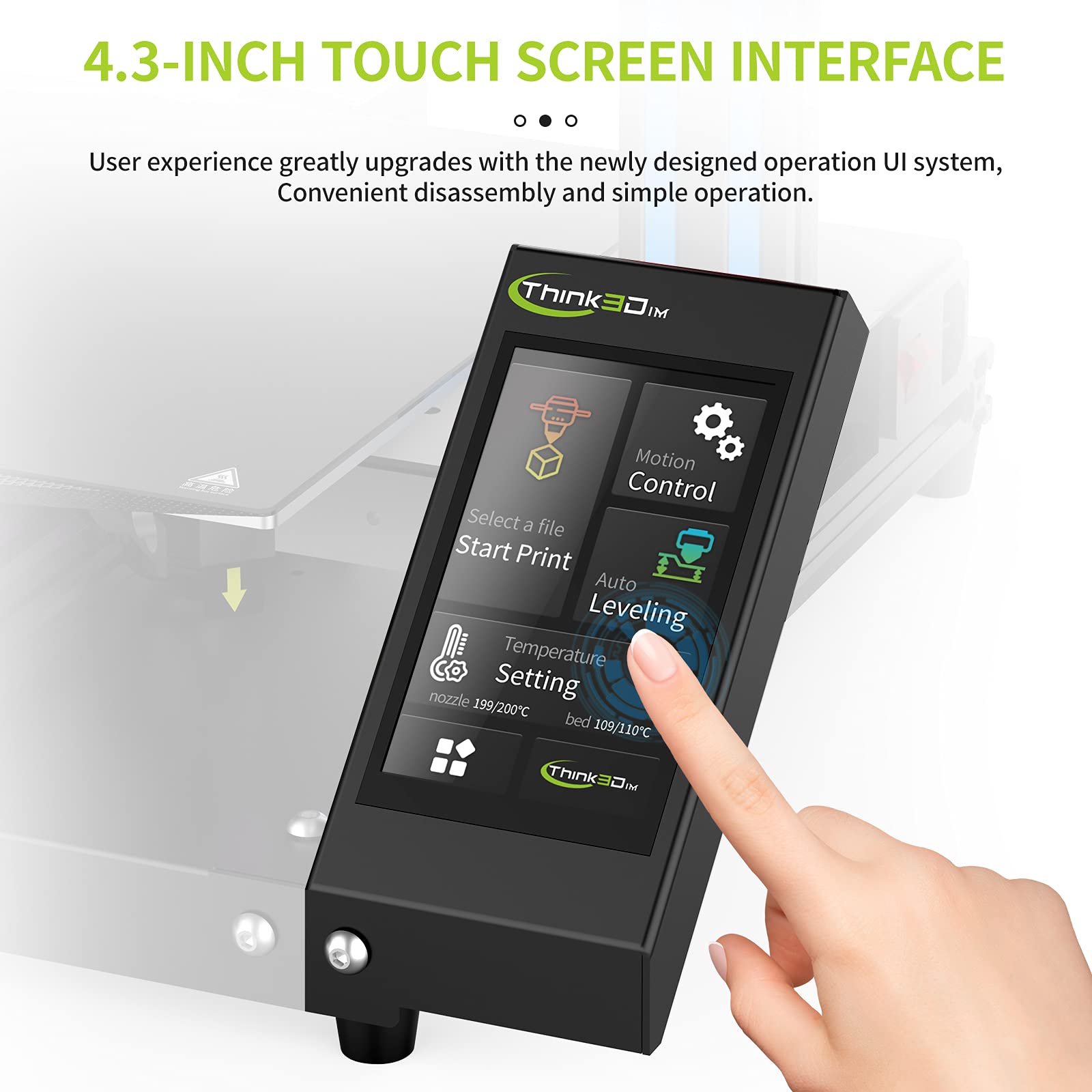 THINK3DIM 3D Printer T22 Max Pro +：1+4 Sensor Leveling-Free with