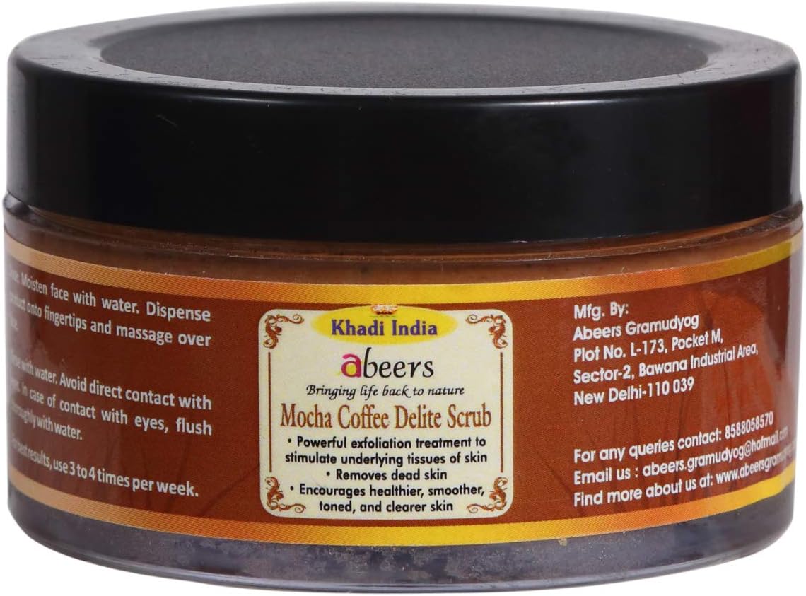 Khadi Abeers Mocha Coffee Delite Scrub, 50 g